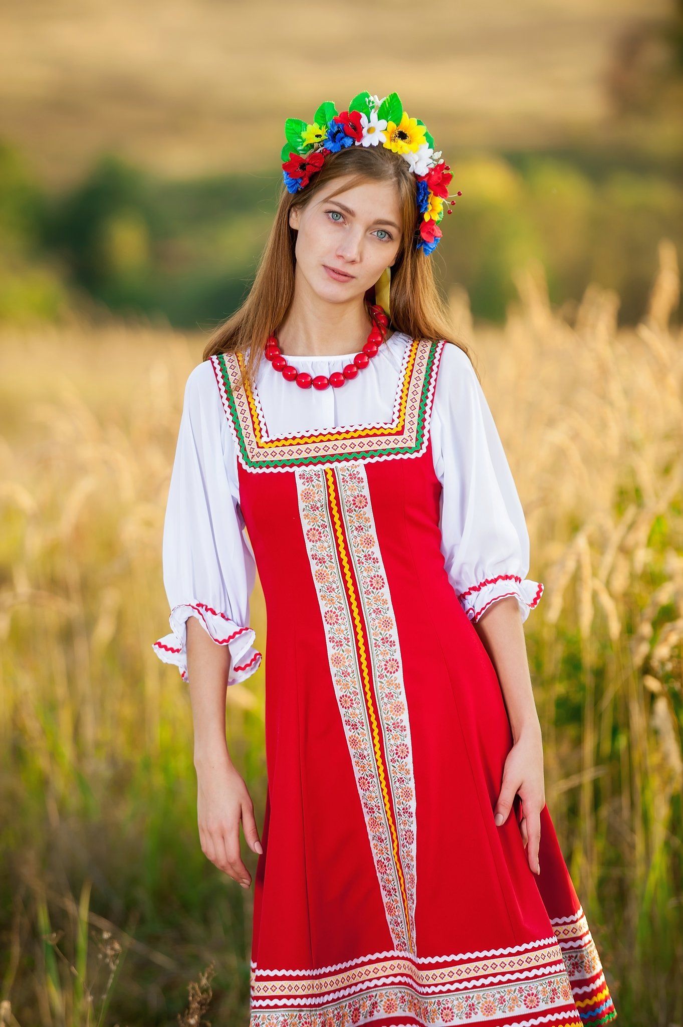 Women in Slavic costumes in General Santos